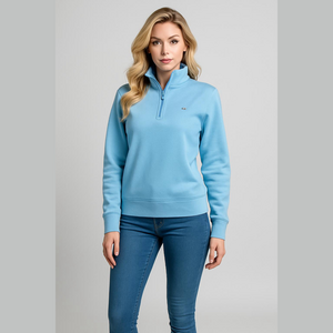 Vineyard Vines Light Blue Zip-Up Sweater